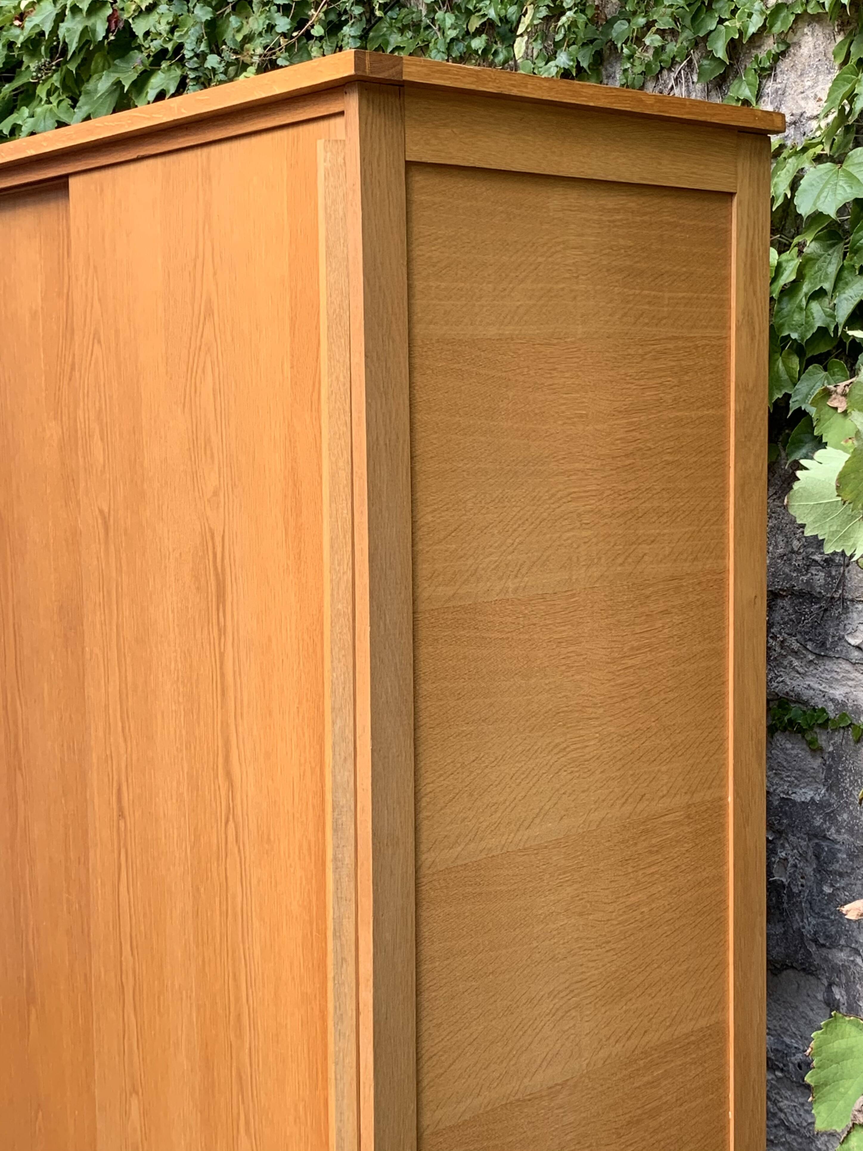 Vintage wardrobe with compass feet 1960