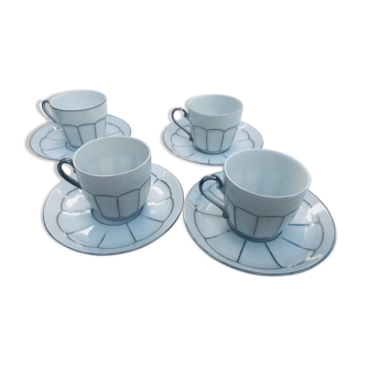 Four cups Victoria Czechoslovakia
