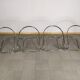 Lot de 4 chaise design en métal chromé années 70