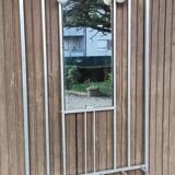 1950s Art Deco Style Coat Rack with Mirror