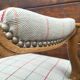 Pair of re-tapised Louis XV convertible chairs