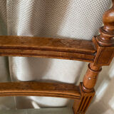 Six turned wooden chairs