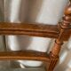 Six turned wooden chairs