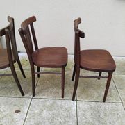 4 chaises bistrot vintage