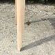 Side table raw wood art deco