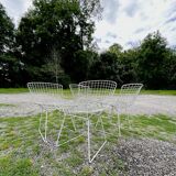 4 Bertoia chairs