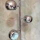 Chrome floor lamp with 3 lights 1970