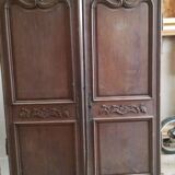 Paire de portes d armoire