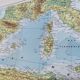 Map of the Mediterranean, 1950