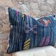 Handmade Moroccan Kilim cushion cover: Bohemian decorative cushion