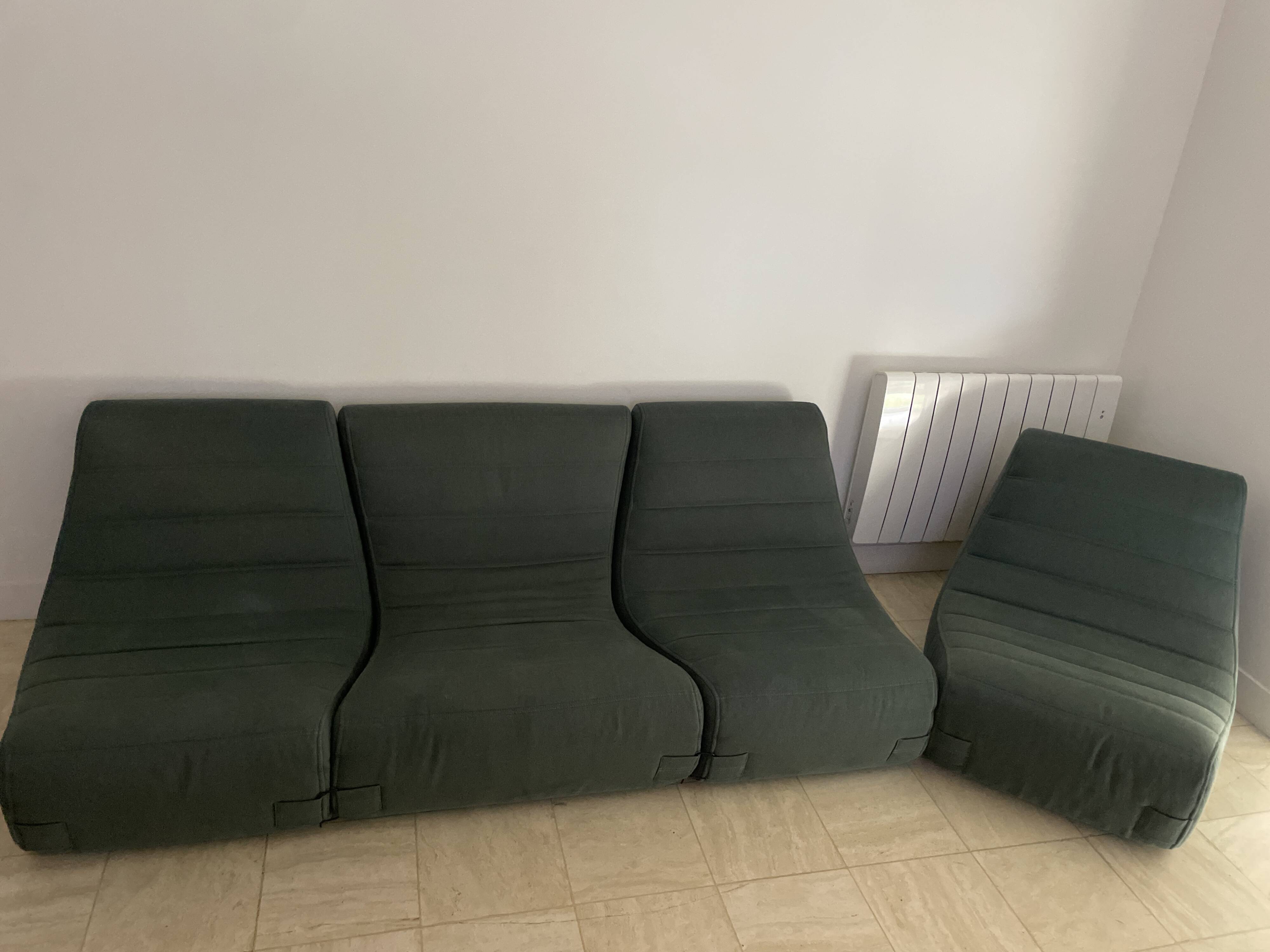 3-seater sofa Cinna + 1 armchair