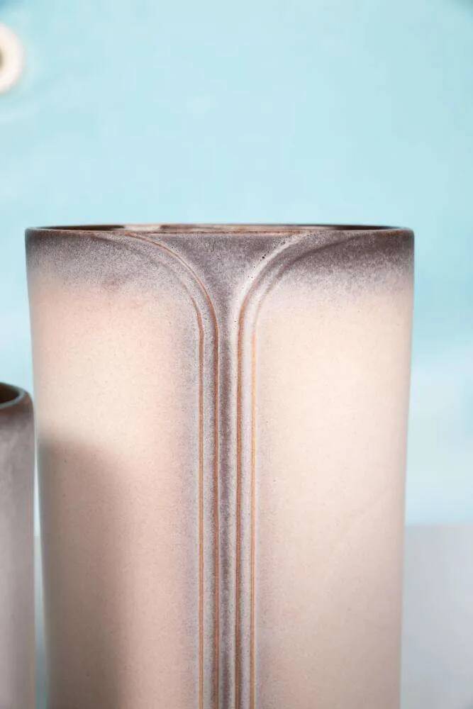 Set of vases VEB Haldensleben, 1960s, East German earthenware