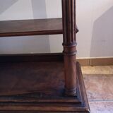 Antique console with marble top