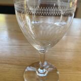 3 verres à vin en cristal