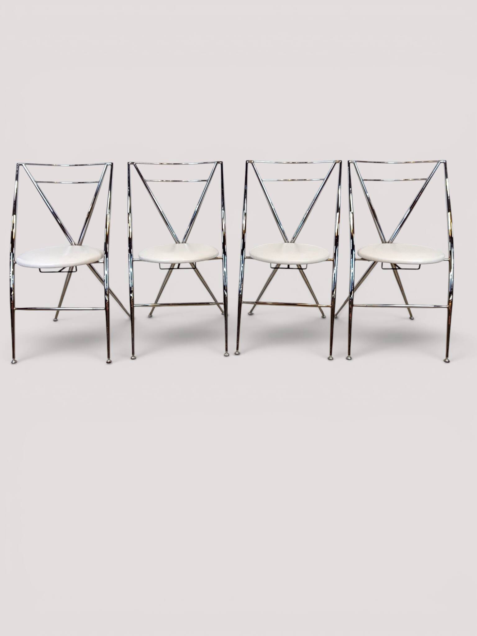 Set of 4 folding chairs "Cinderella" – Design by Hiroyuki Yamakado, c. 1