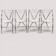 Set of 4 folding chairs "Cinderella" – Design by Hiroyuki Yamakado, c. 1