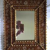 Glass glazing beads mirror decorated 51x40cm