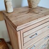 Renovated chest of drawers high 4 drawers