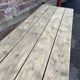 Large country farm table 240 cm in raw natural wood brewery fir