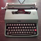 Machine à écrire Olivetti Lattera 32, verte, vintage 1965