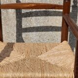 Straw high chair for children H 93 cm