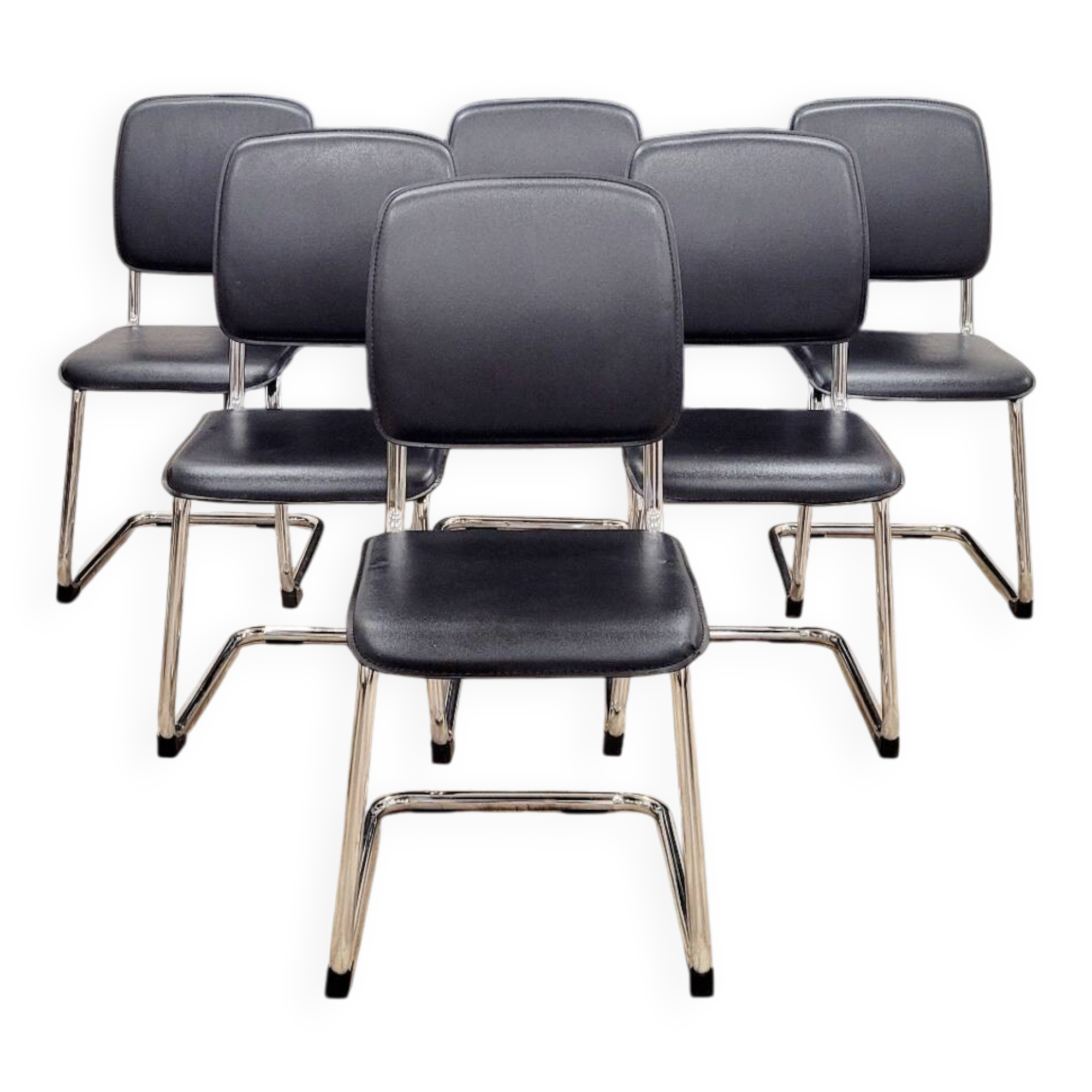 Six vintage chairs