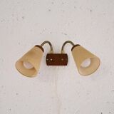 Scandinavian wall light with two light points