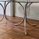Table verre fumé /chrome vintage 70'