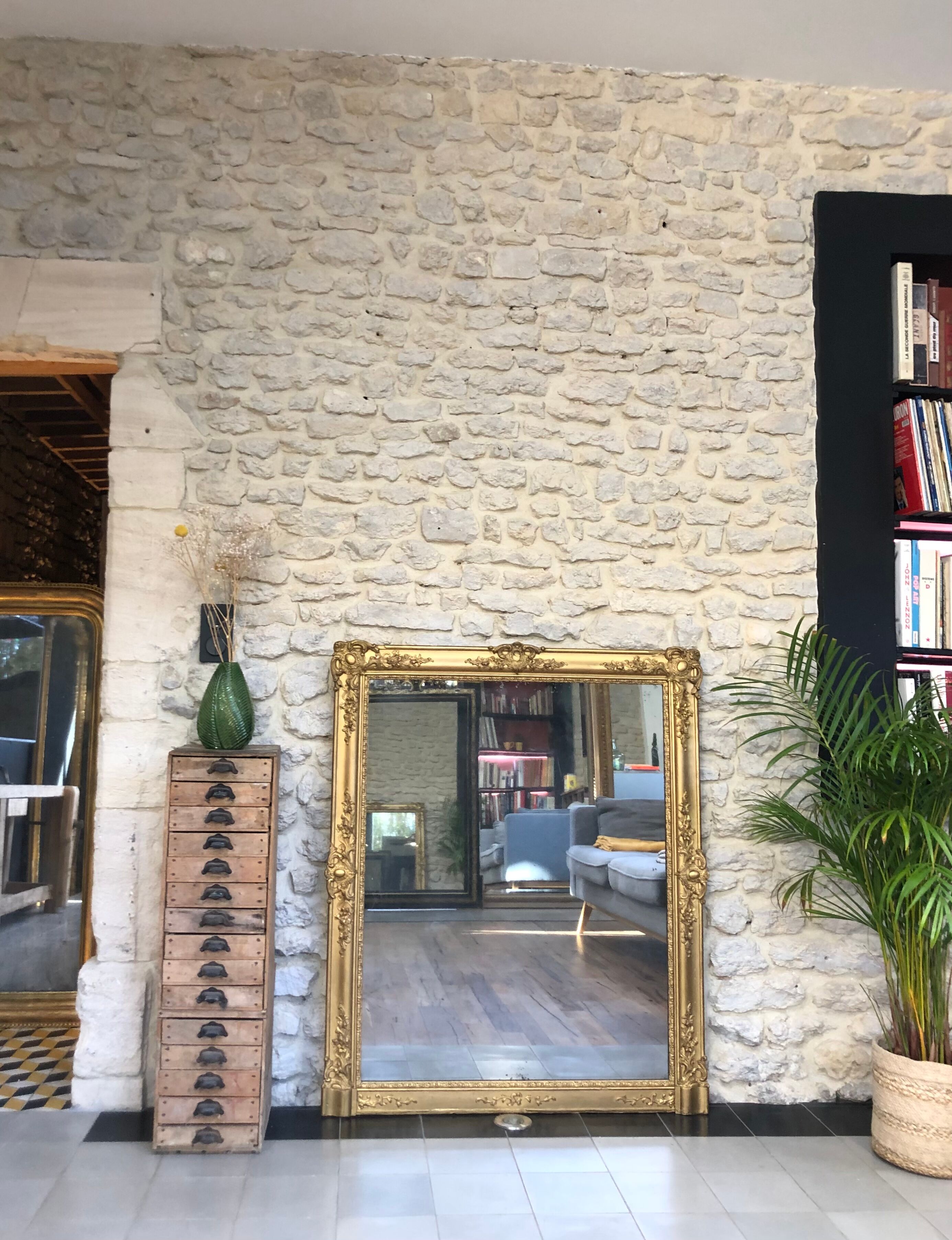 Early 19th century mirror 119cm/98cm