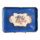 Antique Blue and Gold Porcelain Plate, Sèvres Style, Samson, 19th Century