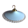Suspension en opaline blanche