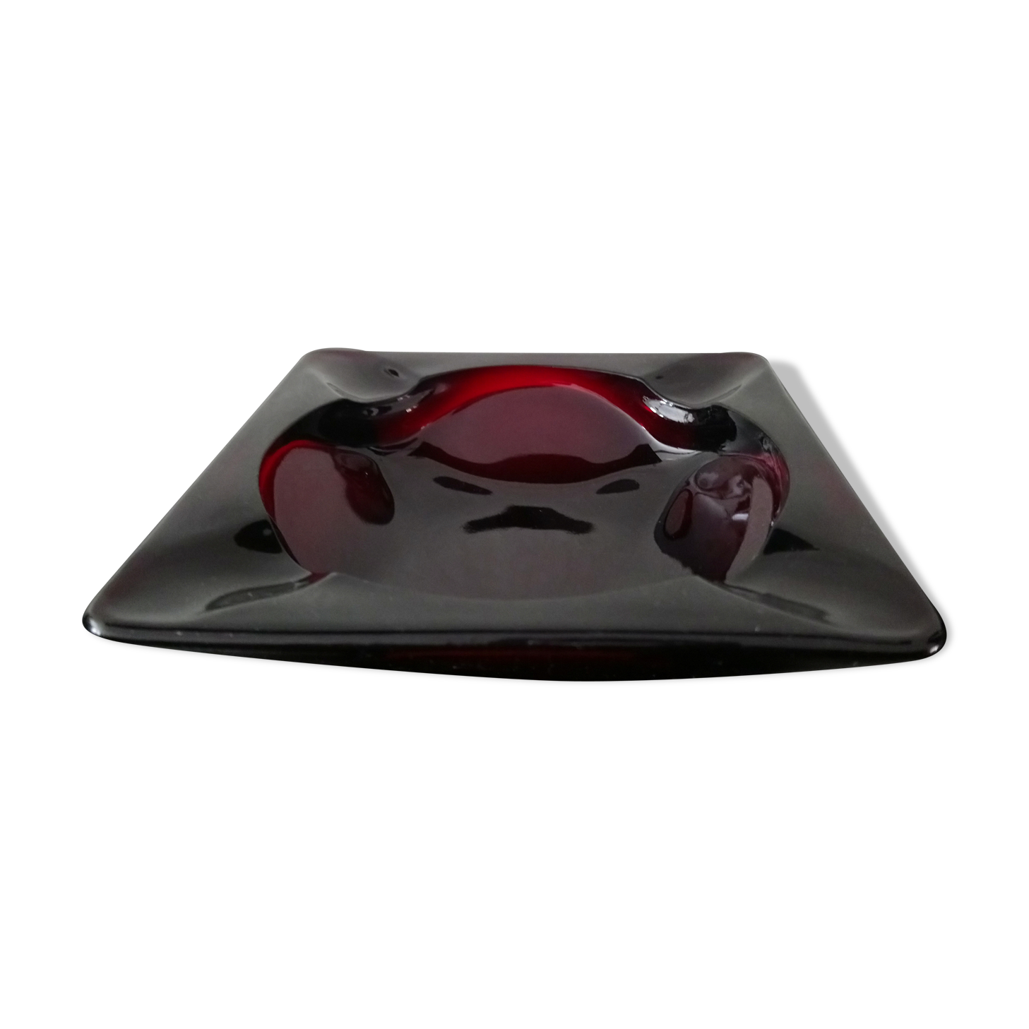 1960s glass ashtray
