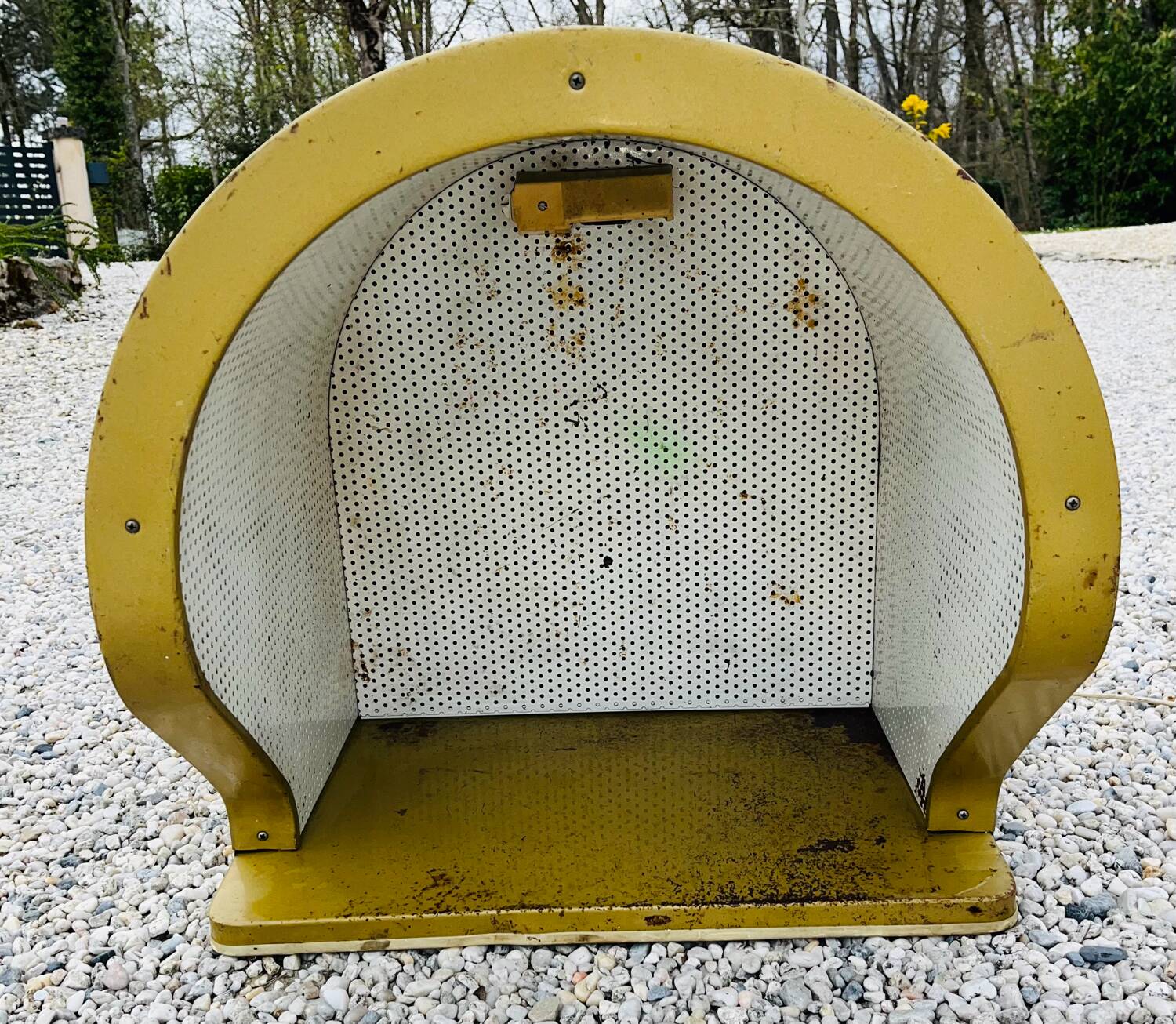 Cabine téléphonique vintage