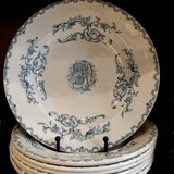 6 Ironstone Soup Plates