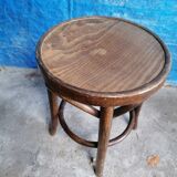 Curved wooden stool bistro style
