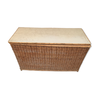 Braided rattan trunk 50s-60s