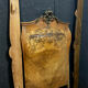 Pair of Louis XV curved beds all faces in walnut bramble and precious wood