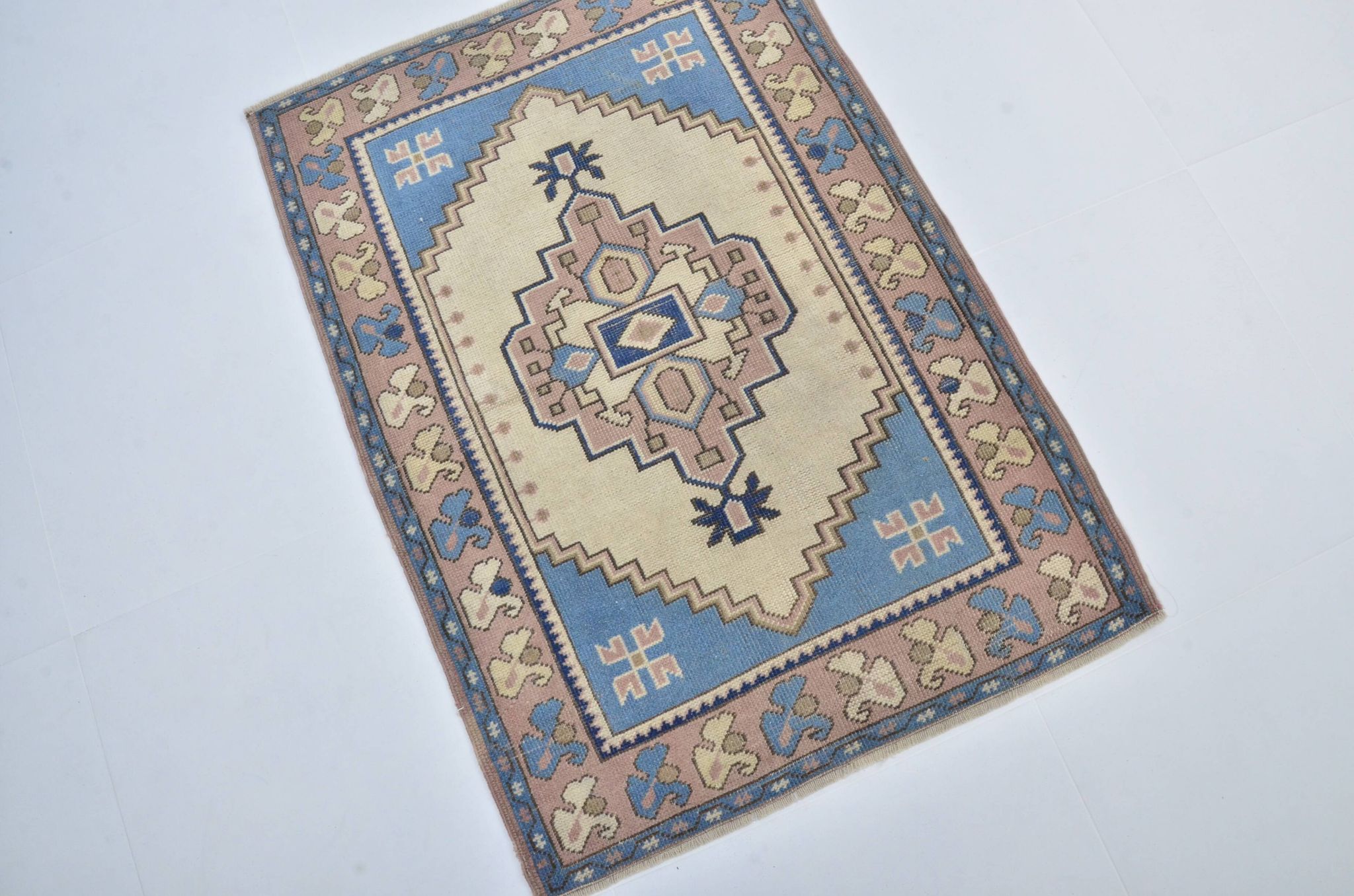 Oushak Vintage Wool Rug sku 3423