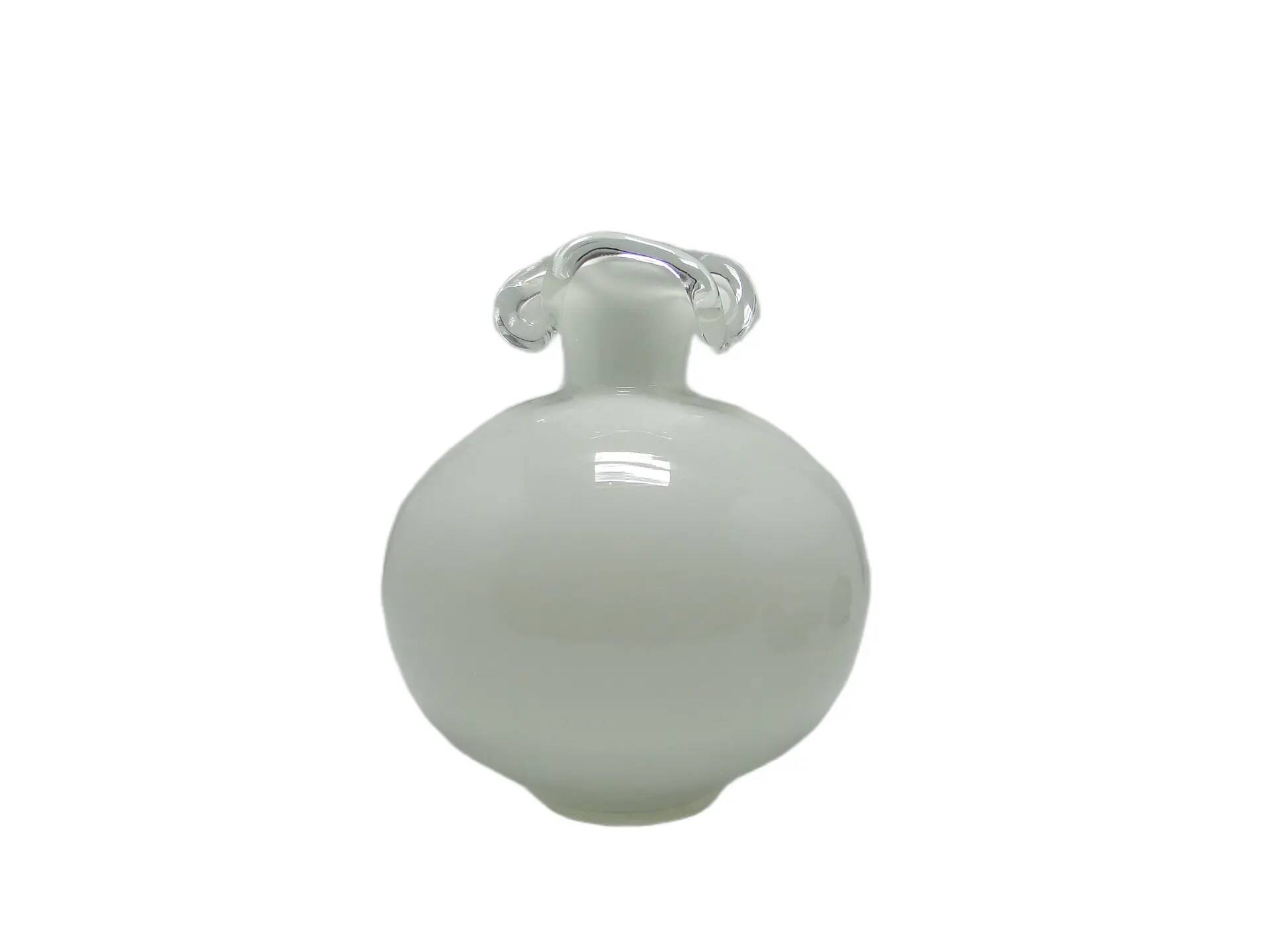 Vase, mid-century modern, glass, Poland, 1970s
