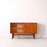 Teak sideboard with sliding door