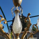 Golden chandelier