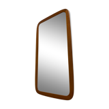 teak mirror, 76x39 cm
