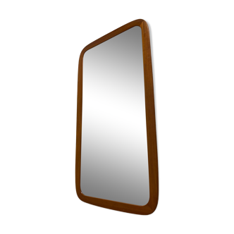 teak mirror, 76x39 cm