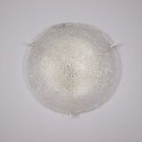 Curved glass ceiling lamp