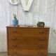 Vintage chest of drawers with conical legs