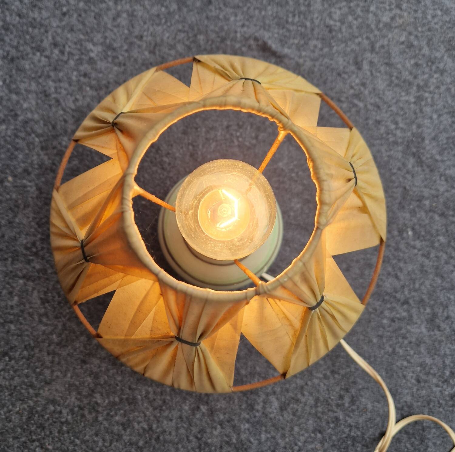 Vintage ceramic bedside lamp