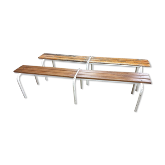 School benches