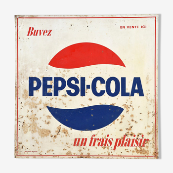 Plaque émaillée Pepsi-Cola
