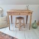 Desk / Side table / Art Deco console in solid wood from the 1930s-1940s