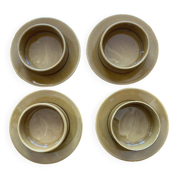 Bowls and ceramic plates from Beauce by Jean Cartier